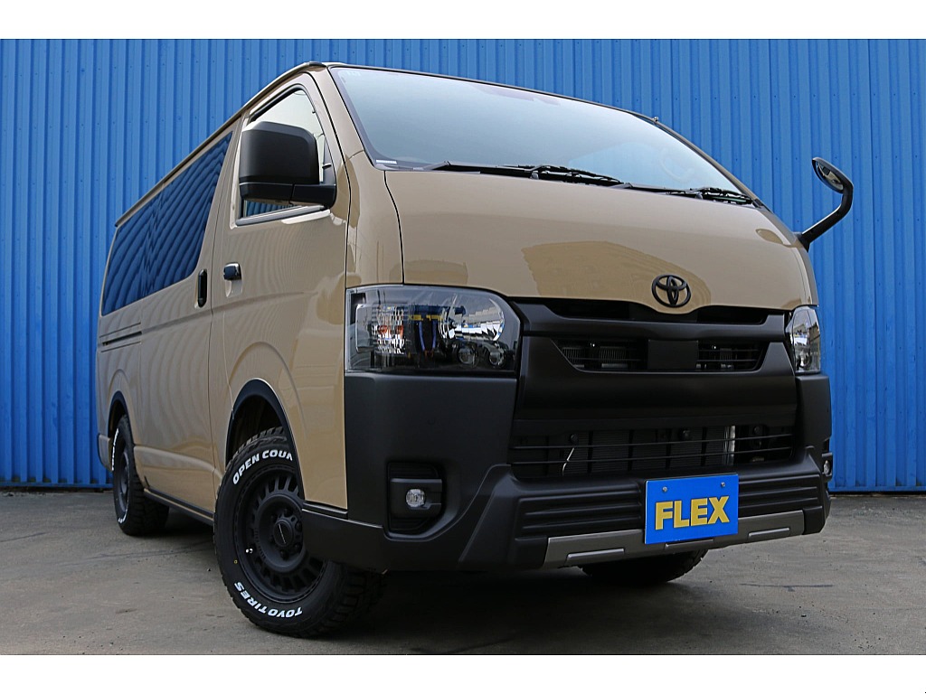 R7年式ハイエースバンアースカラーPKGディーゼル4WD　FLEXオリジナルカスタム♪