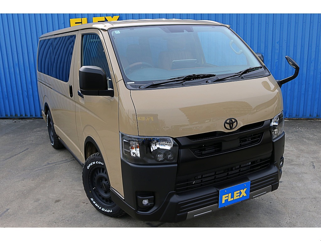 R7年式ハイエースバンアースカラーPKGディーゼル4WD　FLEXオリジナルカスタム♪