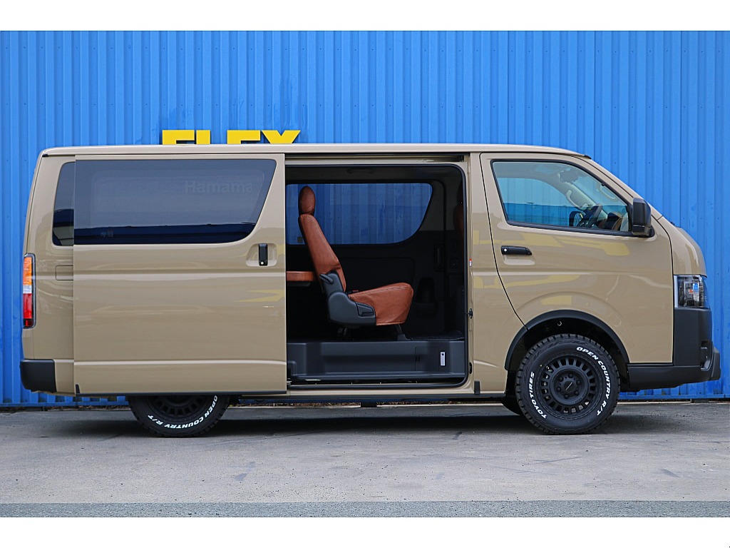 R7年式ハイエースバンアースカラーPKGディーゼル4WD　FLEXオリジナルカスタム♪
