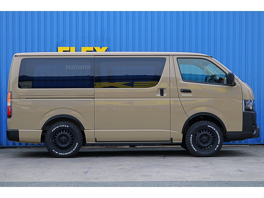 R7年式ハイエースバンアースカラーPKGディーゼル4WD　FLEXオリジナルカスタム♪