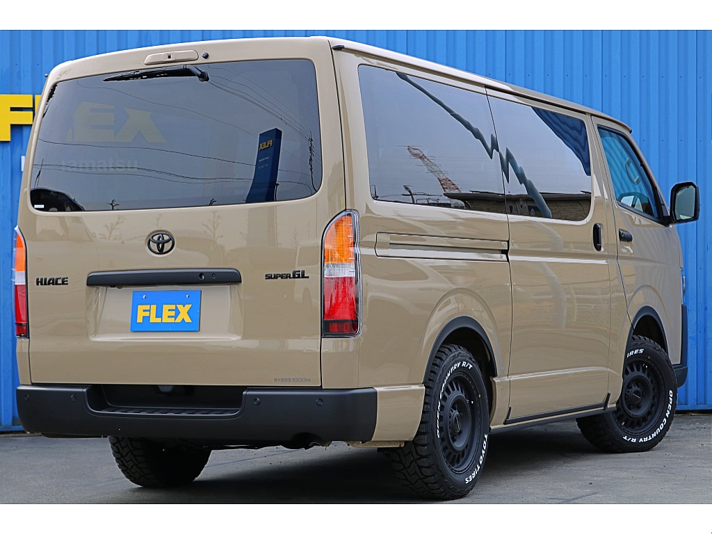 R7年式ハイエースバンアースカラーPKGディーゼル4WD　FLEXオリジナルカスタム♪