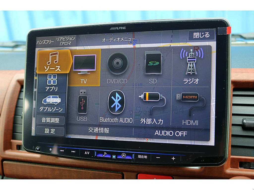 アルパイン　BIG-X11インチ♪　パノラミックビューモニター連携済　傾斜計使用可能