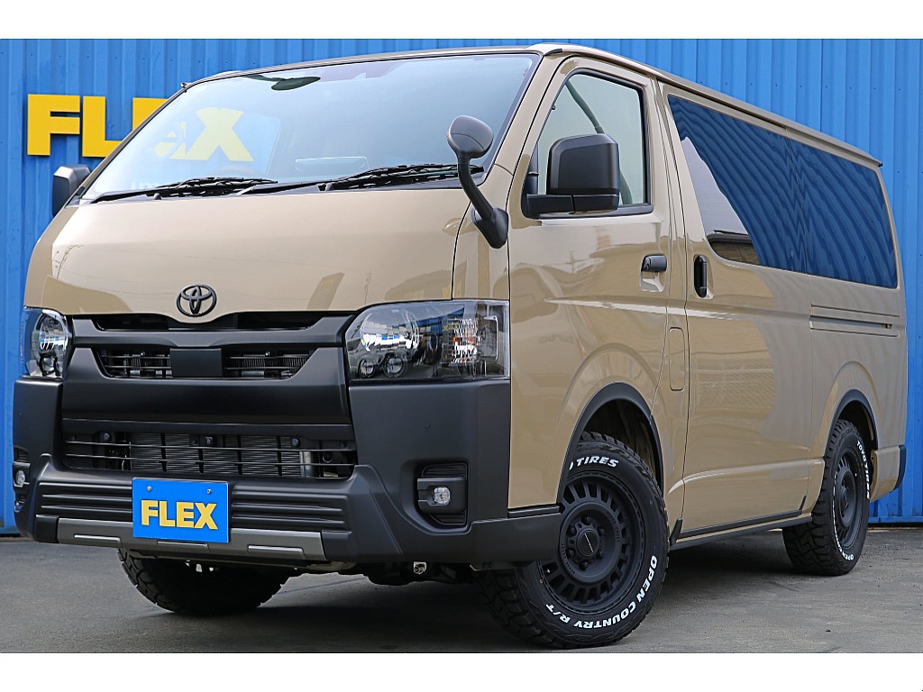 【R7年式】ハイエースバンアースカラーPKGディーゼル4WD　FLEXオリジナルカスタム♪