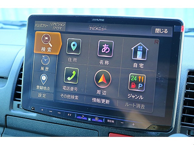 アルパイン　BIG-X11インチ♪　パノラミックビューモニター連携済　傾斜計使用可能