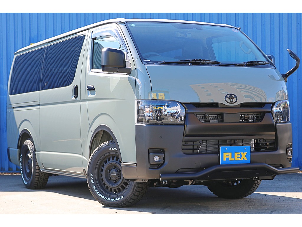 R7年式　ハイエースバン　ディーゼル4WD　アーバンカーキ＆JAOSカスタム♪