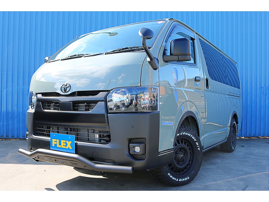 R7年式　ハイエースバン　ディーゼル4WD　アーバンカーキ＆JAOSカスタム♪