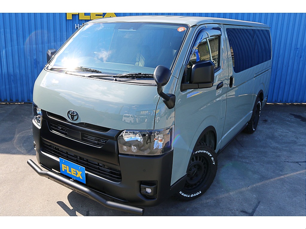 R7年式　ハイエースバン　ディーゼル4WD　アーバンカーキ＆JAOSカスタム♪