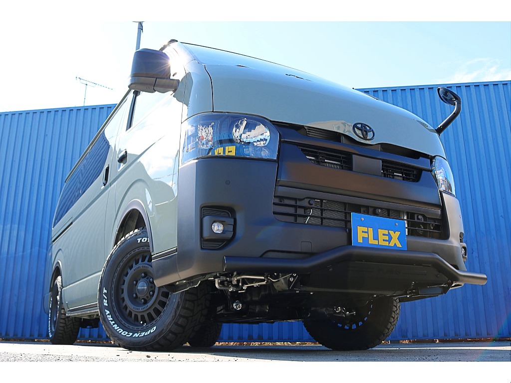 R7年式　ハイエースバン　ディーゼル4WD　アーバンカーキ＆JAOSカスタム♪