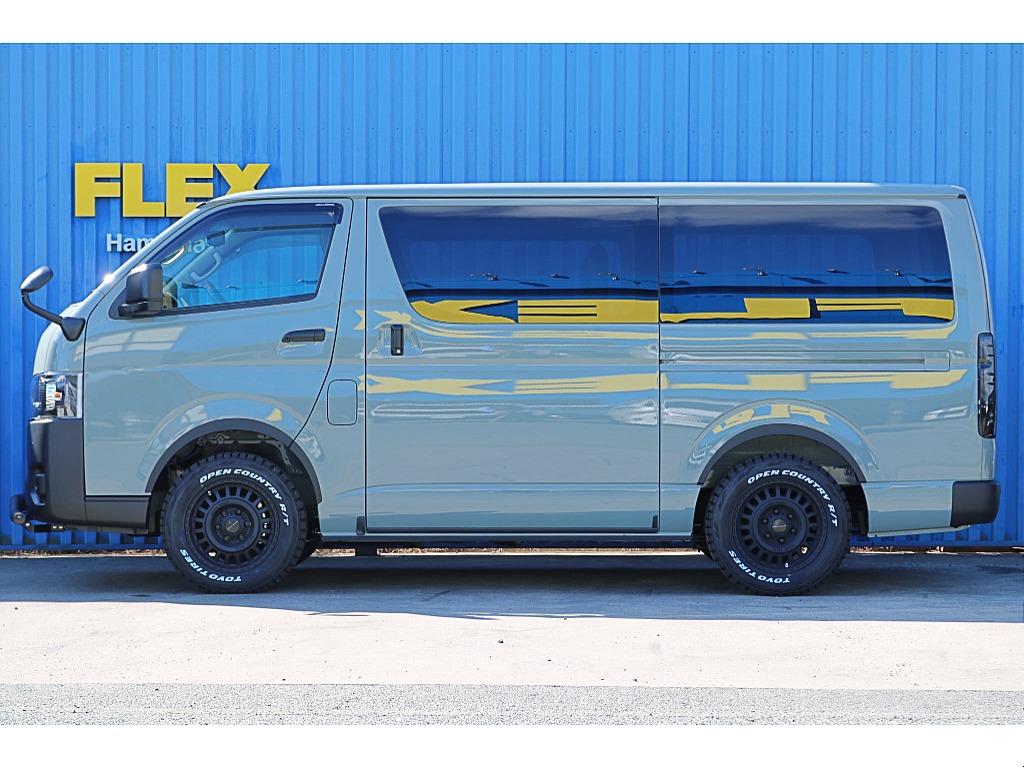 R7年式　ハイエースバン　ディーゼル4WD　アーバンカーキ＆JAOSカスタム♪