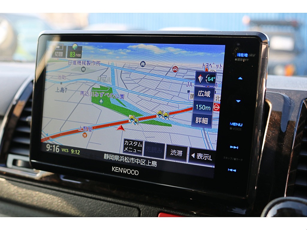 Kenwood　9インチ　フローティングナビ♪