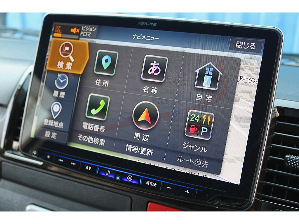 アルパインＢＩＧ－ＤＡ１１インチ　パノラミックビューモニター投影　ビルトインＥＴＣ完備♪