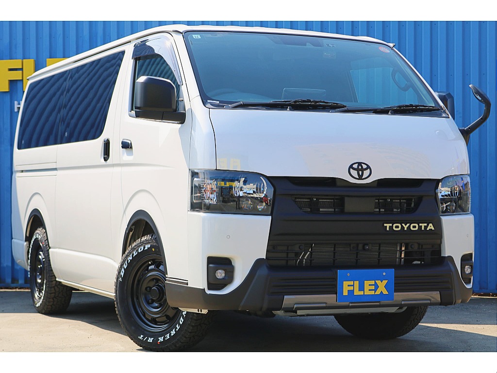 R5年式　ハイエースバン　ダークプライムⅡ　オフロードカスタム♪