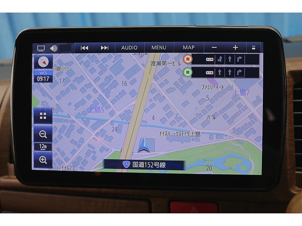 パナソニック9インチフローティングナビ♪パノラミックビューモニター連携済♪