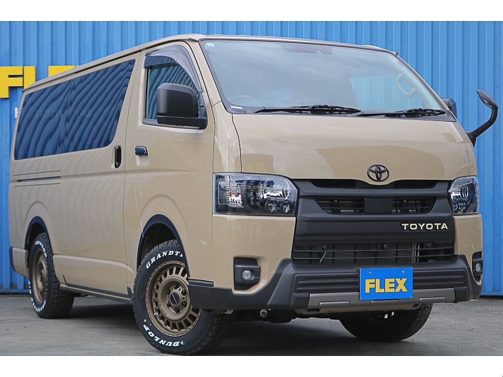 R6年式　ハイエースバン　S-GL　アースカラーパッケージ　オールベージュカスタム♪