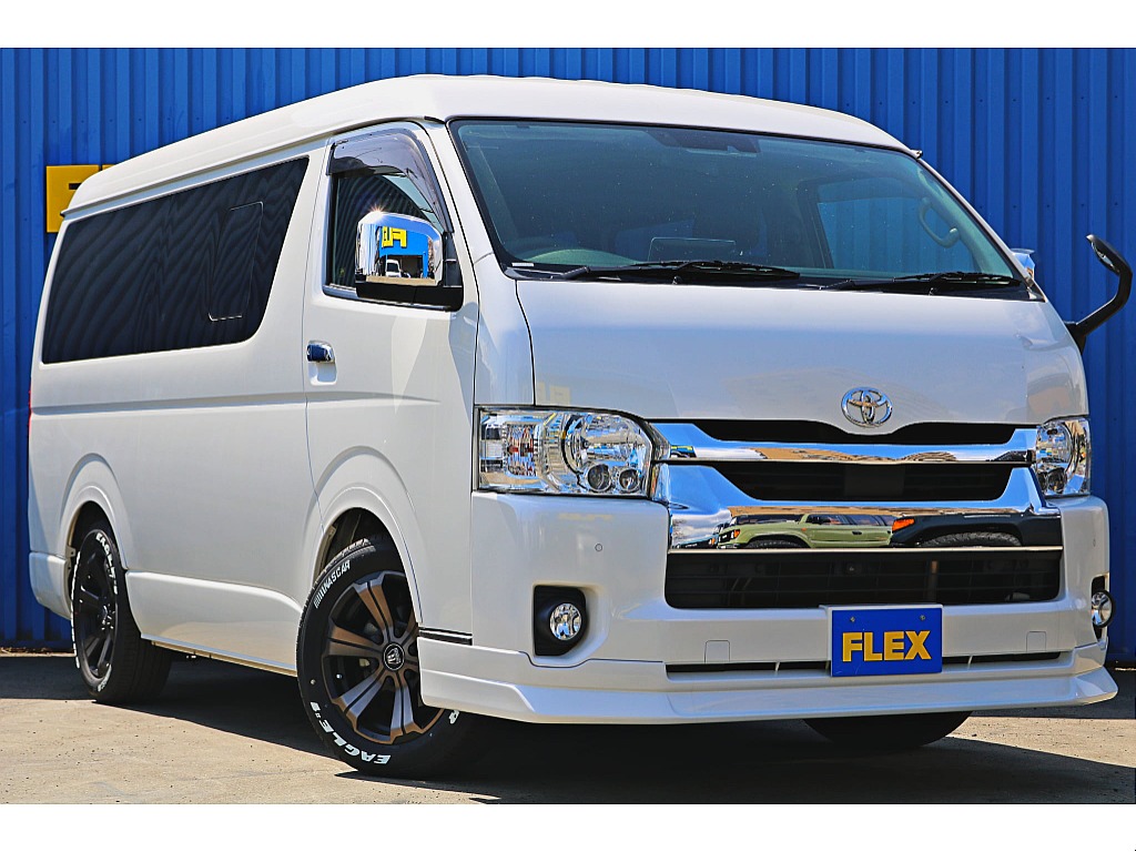 令和3年式　ハイエースワゴン　ローダウンカスタム＆大型ナビ搭載♪