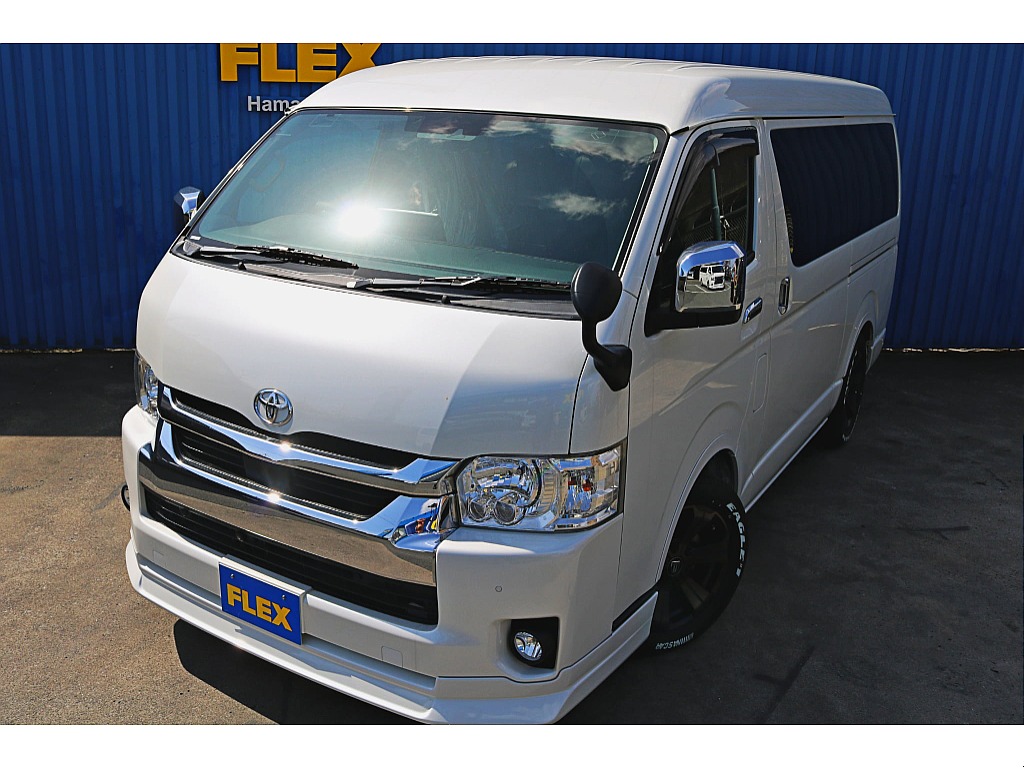 令和3年式　ハイエースワゴン　ローダウンカスタム＆大型ナビ搭載♪