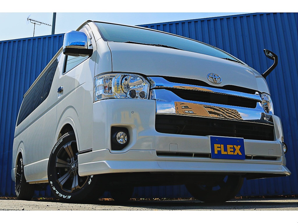 令和3年式　ハイエースワゴン　ローダウンカスタム＆大型ナビ搭載♪