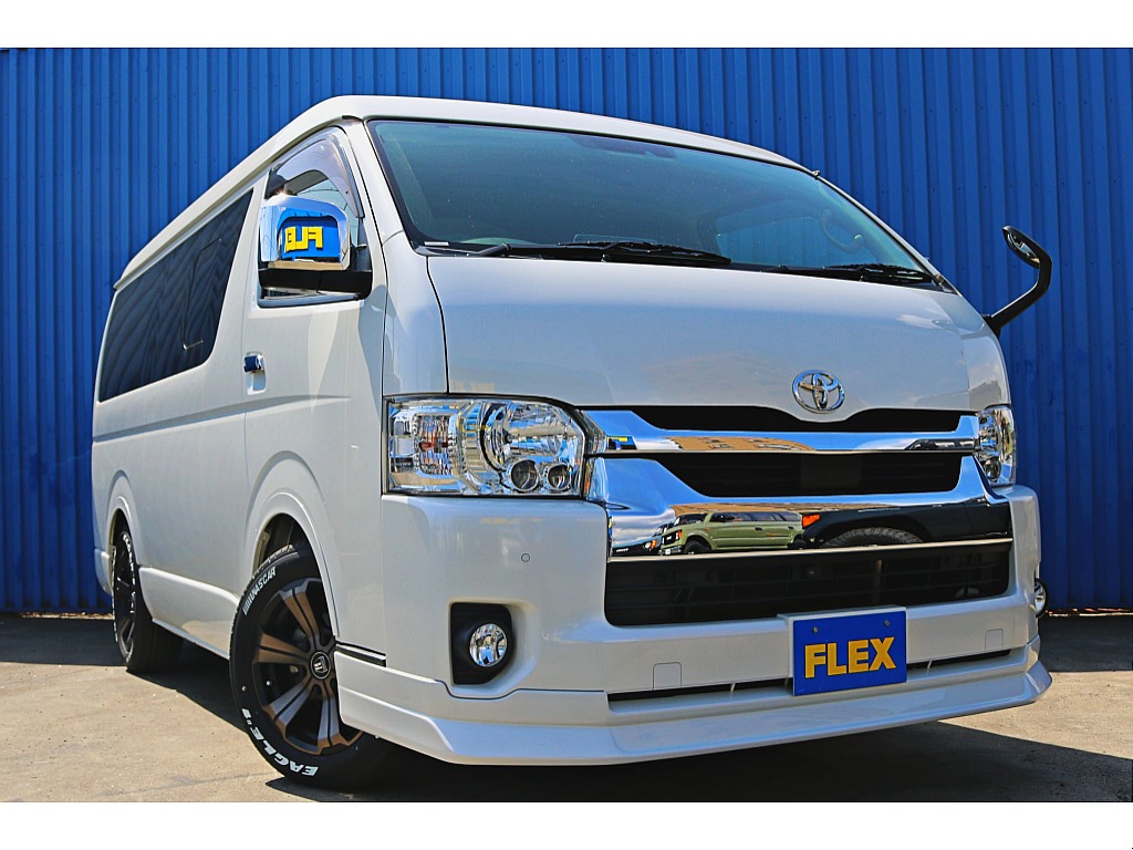 令和3年式　ハイエースワゴン　ローダウンカスタム＆大型ナビ搭載♪