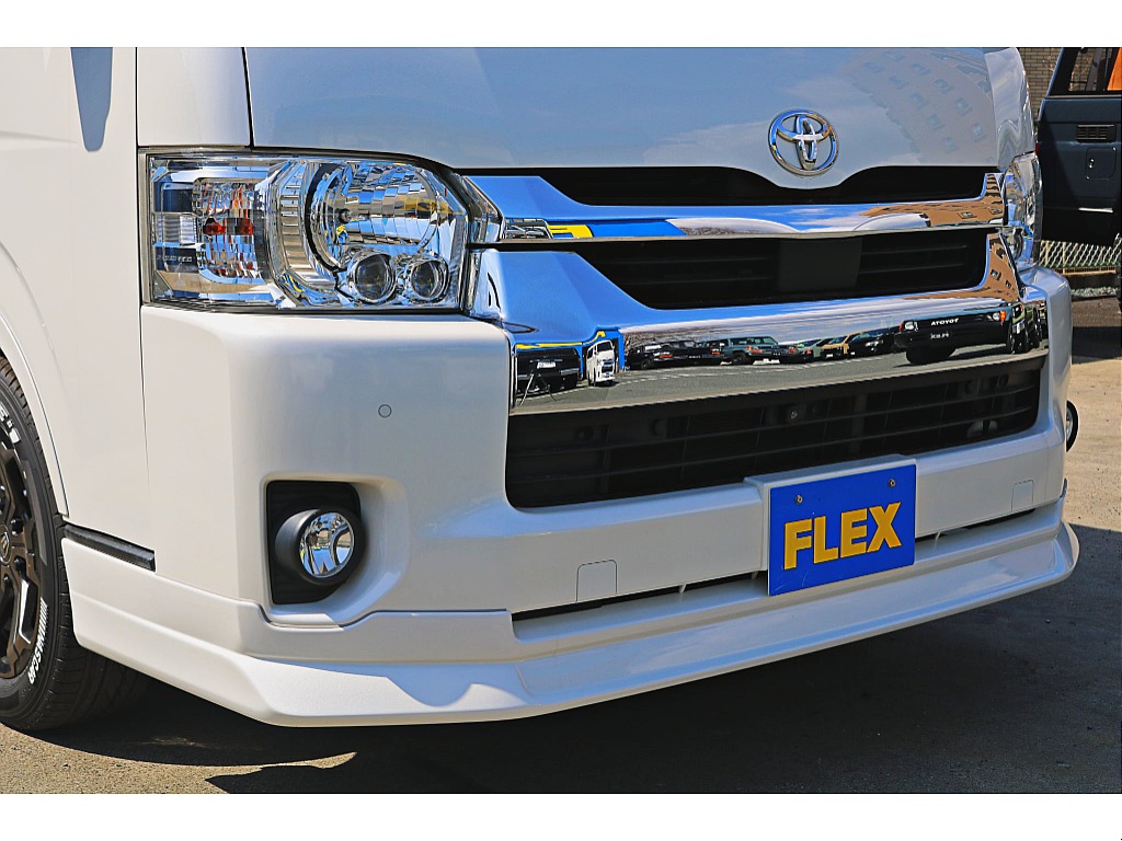 ＦＬＥＸ　フロントスポイラー　純正バンパーとの調和を図ってボリュームアップしました♪