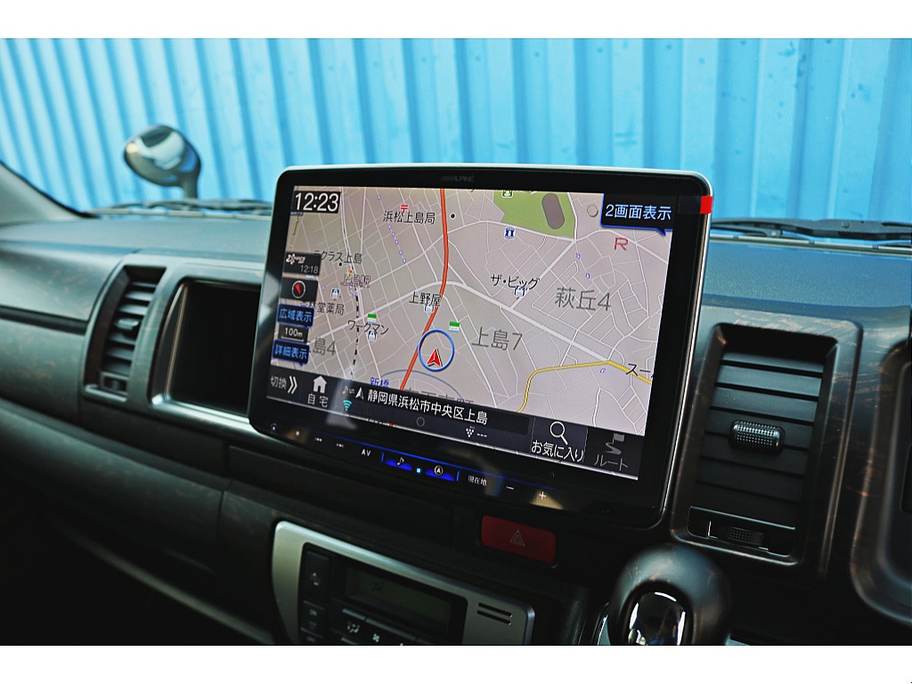 アルパインＢＩＧ－X１１インチナビ♪　パノラミックビューモニター投影　傾斜器使用可能♪　ビルトインＥＴＣ完備♪