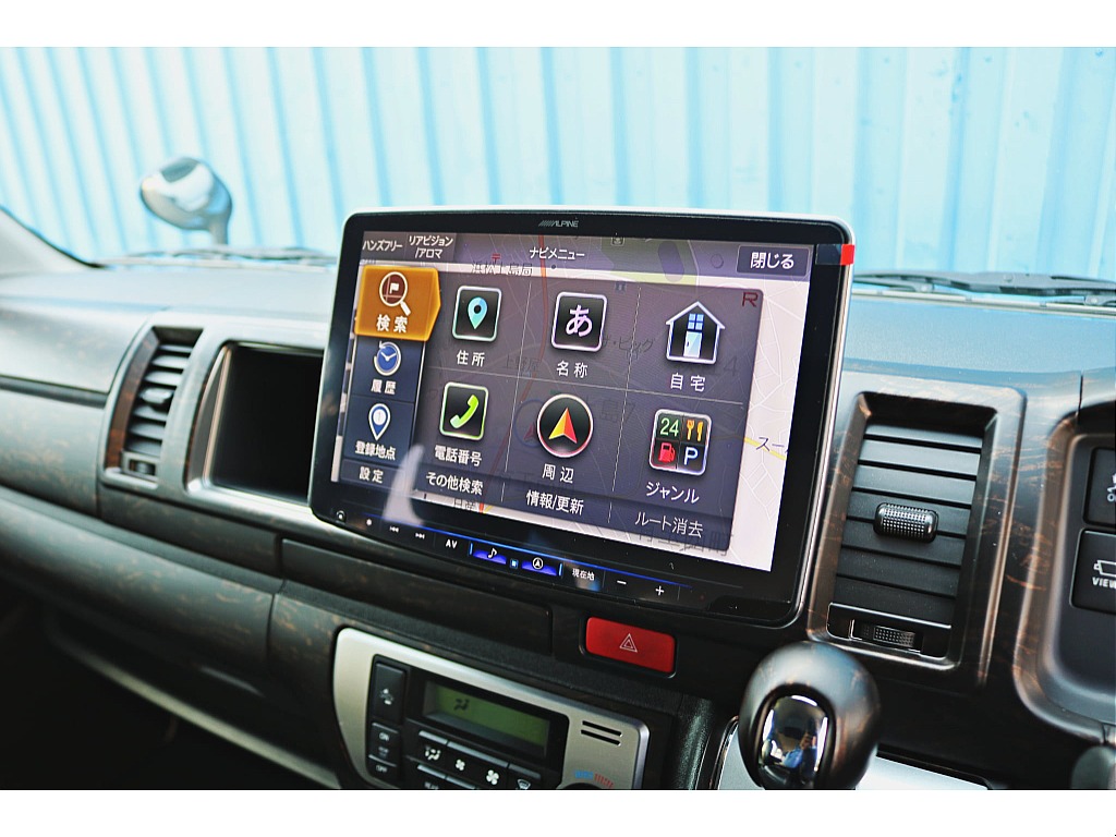 アルパインＢＩＧ－X１１インチナビ♪　パノラミックビューモニター投影　傾斜器使用可能♪　ビルトインＥＴＣ完備♪