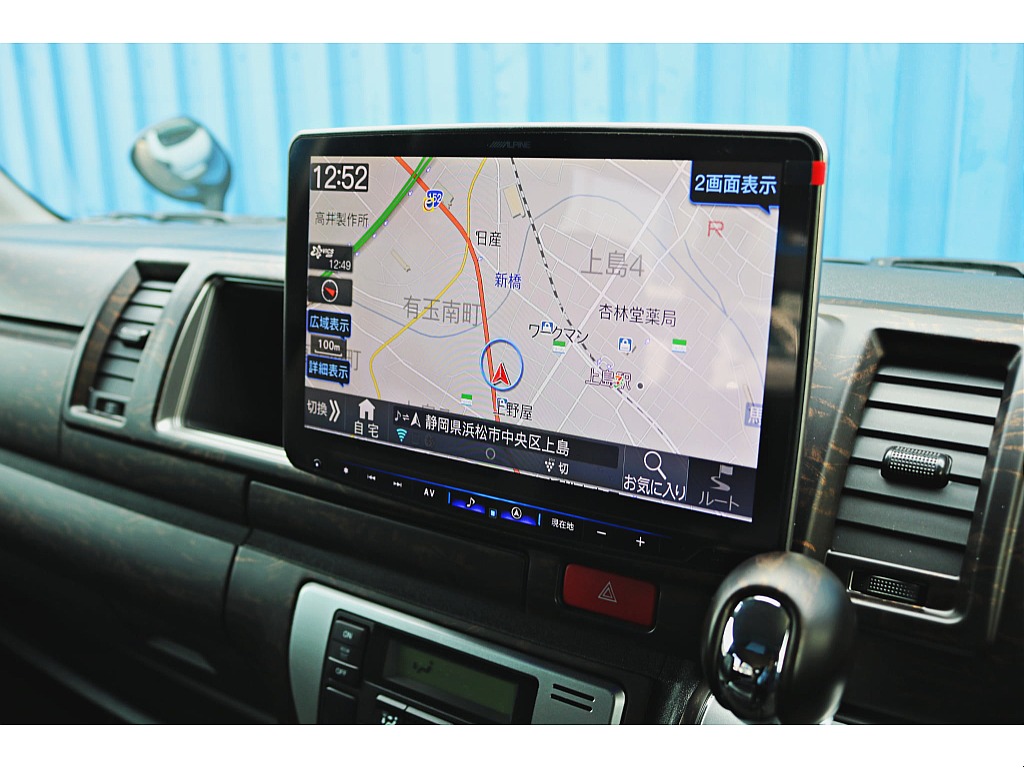 アルパインＢＩＧ－X１１インチナビ♪　パノラミックビューモニター投影　傾斜器使用可能♪　ビルトインＥＴＣ完備♪