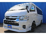 令和5年式ハイエースワゴン　ローダウンカスタム＆大型ナビ搭載♪
