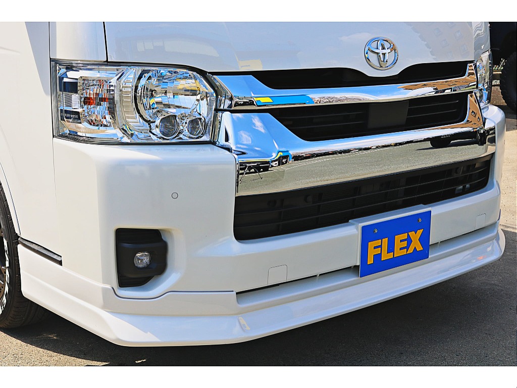 ＦＬＥＸ　フロントスポイラー　純正バンパーとの調和を図ってボリュームアップしました♪