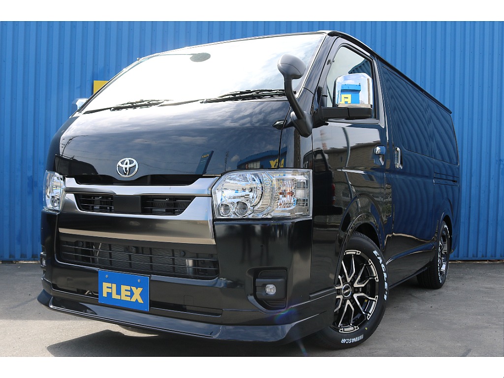 R7年式　ハイエースバン　ダークプライムS　ディーゼル2WD　FLEXオリジナルカスタム♪