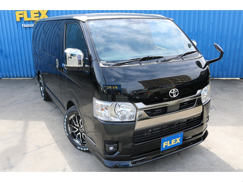 R7年式　ハイエースバン　ダークプライムS　ディーゼル2WD　FLEXオリジナルカスタム♪