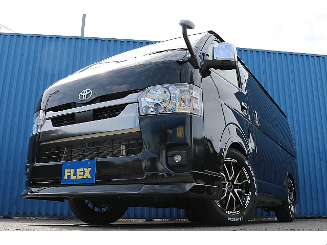 R7年式　ハイエースバン　ダークプライムS　ディーゼル2WD　FLEXオリジナルカスタム♪