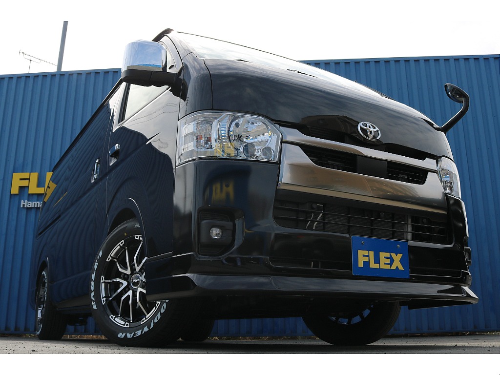 R7年式　ハイエースバン　ダークプライムS　ディーゼル2WD　FLEXオリジナルカスタム♪