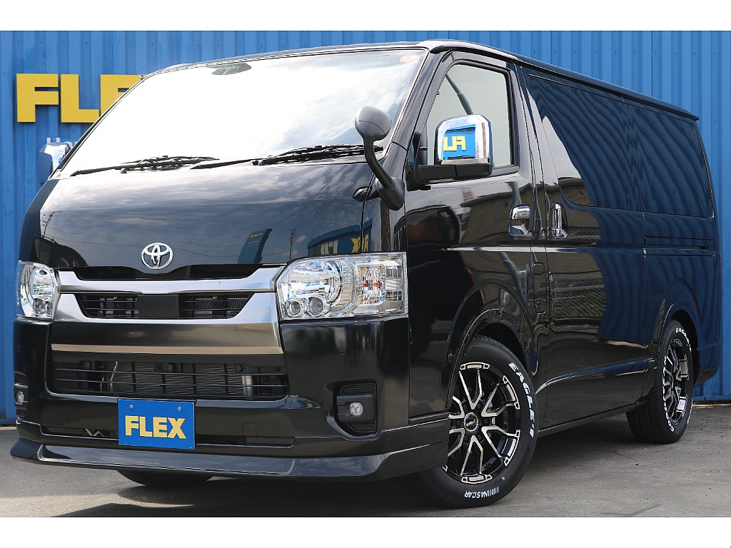 R7年式　ハイエースバン　ダークプライムS　ディーゼル2WD　FLEXオリジナルカスタム♪