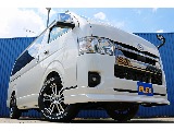 R8年式ハイエースバン　ダークプライムⅡガソリン2WD　FLEXオリジナルカスタム＆大画面ナビ♪