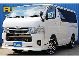 R8年式ハイエースバン　ダークプライムⅡガソリン2WD　FLEXオリジナルカスタム＆大画面ナビ♪