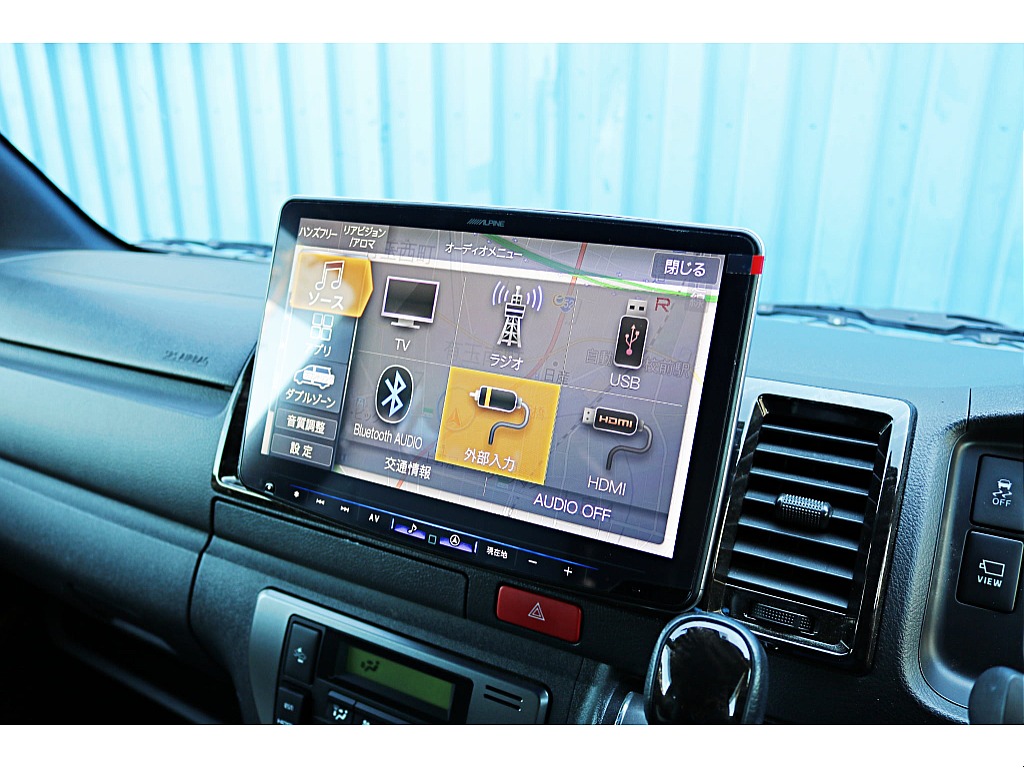 R4年式　ハイエースバン　ダークプライム2　車中泊カスタム＆大型ナビカスタム♪