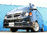 R7年式ハイエースワゴンGL　FLEXオリジナルカスタム　ReClassic施工　DEANクロスカントリーホイール＆オーレンカウンタータイヤ　10人乗り　モデリスタスポイラー