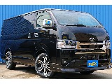 新車ハイエースバン　ダークプライムⅡ　ガソリン2WD　待望入庫♪FLEXカスタム多数♪