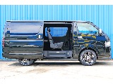 新車ハイエースバン　ダークプライムⅡ　ガソリン2WD　待望入庫♪FLEXカスタム多数♪