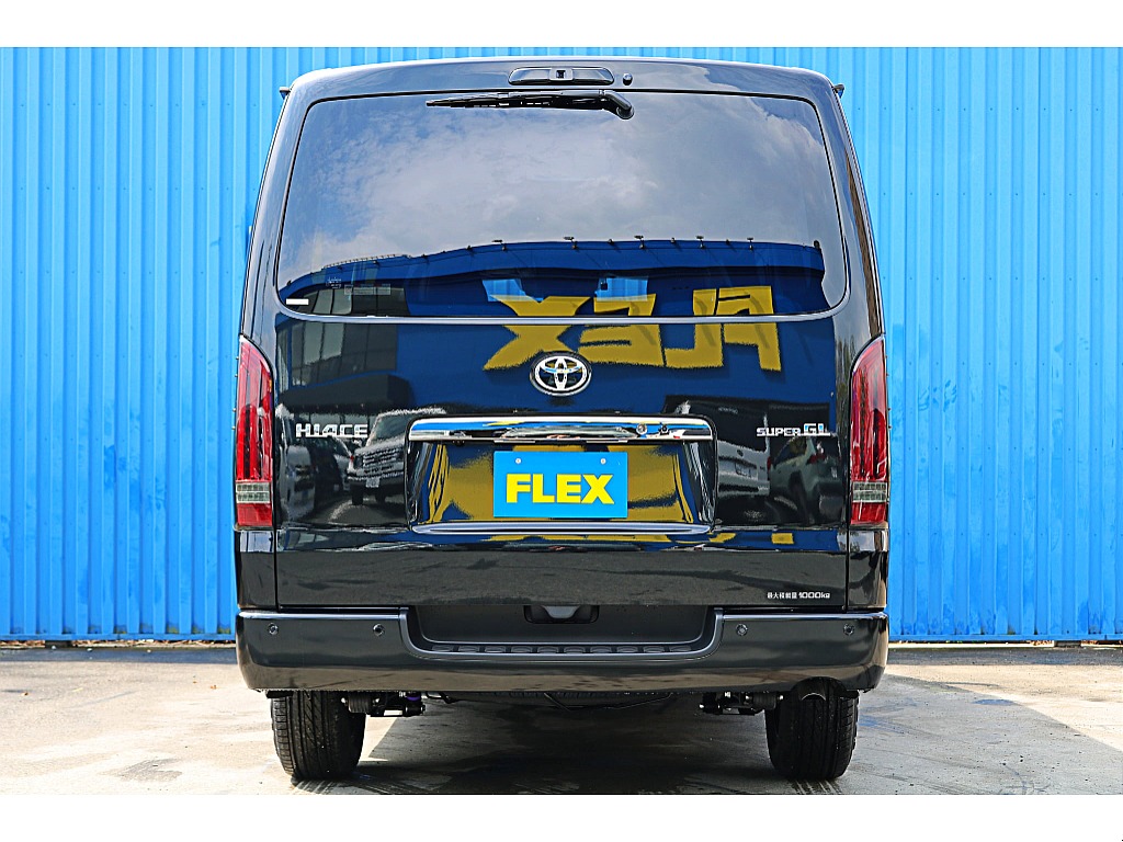 新車ハイエースバン　ダークプライムⅡ　ガソリン2WD　待望入庫♪FLEXカスタム多数♪