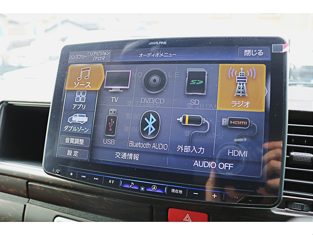 アルパインＢＩＧ－X１１インチナビ♪　パノラミックビューモニター投影♪