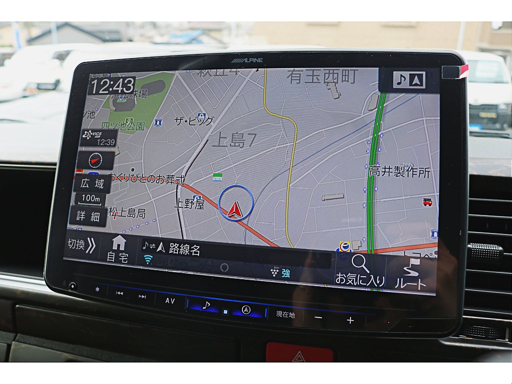 アルパインＢＩＧ－X１１インチナビ♪　パノラミックビューモニター投影♪