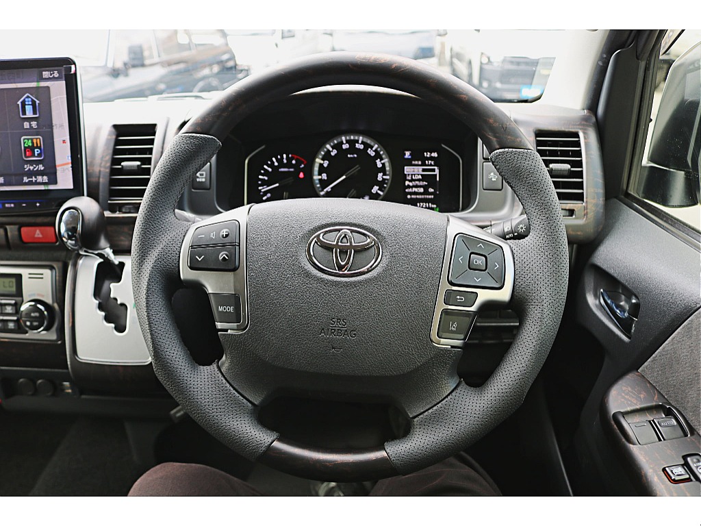 ＦＬＥＸ　艶消しマホガニー黒木目インテリア３点セット　ナビパネル　シフトノブ　ステアリング　インパネ周りをシックに統一します♪