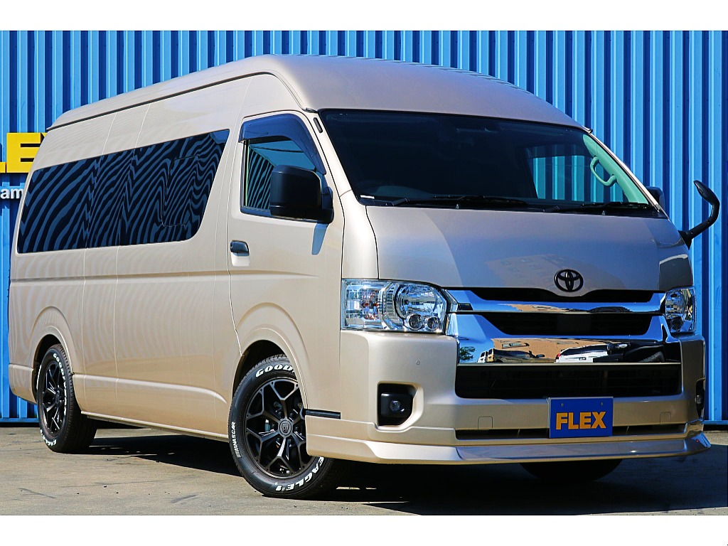 R6年式　ハイエースバン　DX　スーパーロング　ディーゼルターボ4WD　ダークプライムシート＆フローリングカスタム♪