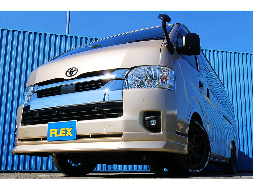 R6年式　ハイエースバン　DX　スーパーロング　ディーゼルターボ4WD　ダークプライムシート＆フローリングカスタム♪