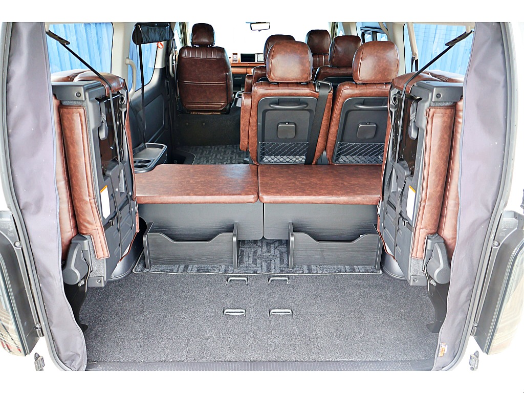 ＦＬＥＸ　ゼロワゴンベッド　ワゴンGLのシートがベッドに早変わり♪新作のKNOT RECORDs生地でクラシックな仕上がりに♪