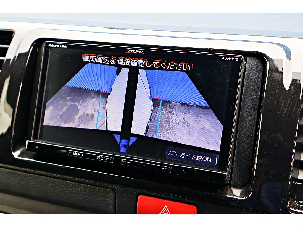 サイドカメラ起動で全方位確認〇