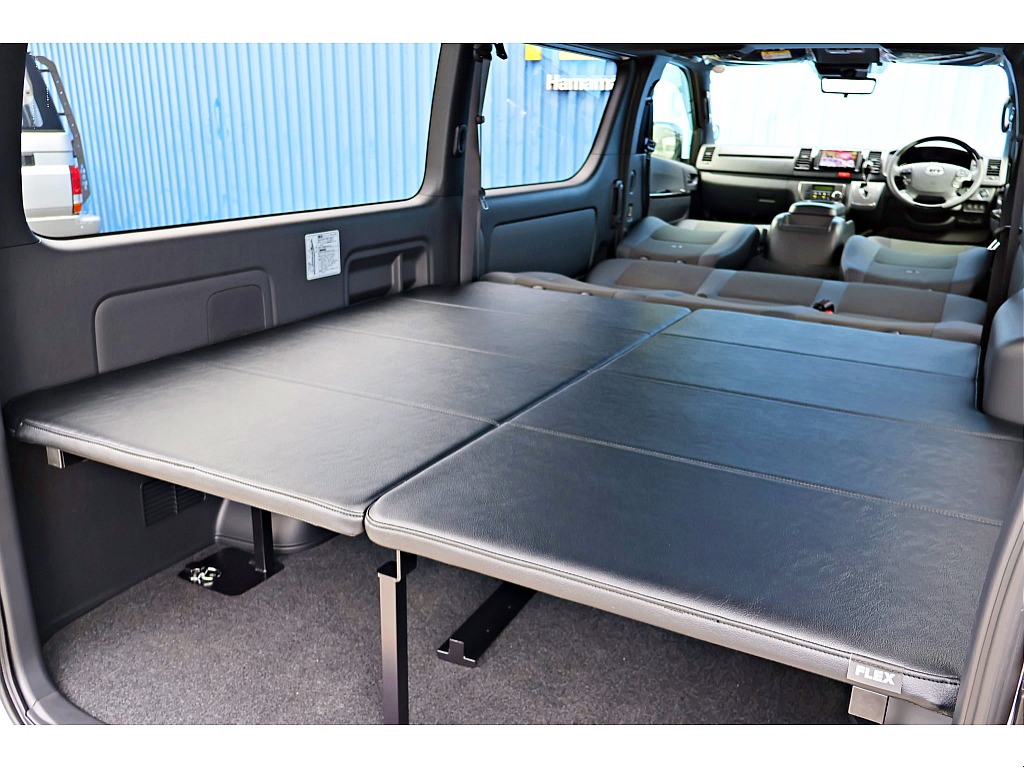 FLEXオリジナルカスタム　フリップアップベットキット♪跳ね上げ式で自転車やバイクなども積載可能♪