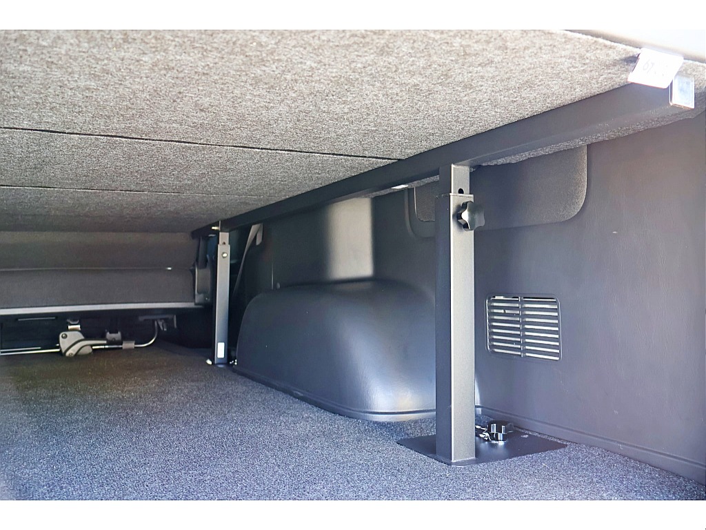 段階調整式ベットキット搭載で大きな荷物にも対応♪