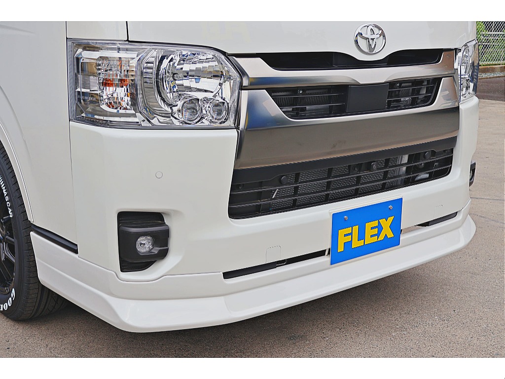 ＦＬＥＸ　フロントスポイラー　純正バンパーとの調和を図ってボリュームアップしたワンランク上のフロントスポイラー♪